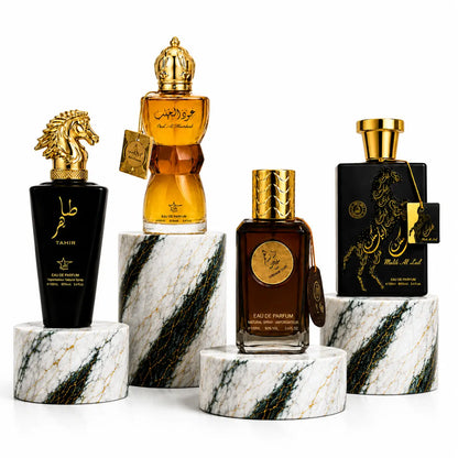 SET 4 - Tahir + Oud Al Khashab + Dirham Oud + Malik Al Lail