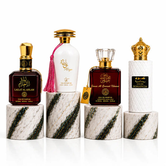 SET 4 - Lailat Al Ahlam + Aliya + Sama Al Emarat + Oud Romancia