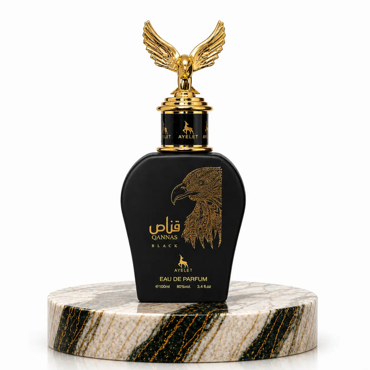 Qannas Black - Parfum Barbatesc 100 ml Prezentare