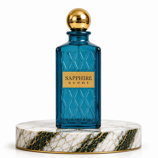 Sapphire Scent parfum bărbătesc 100 ml cu ienupăr, citrice și boabe de tonka