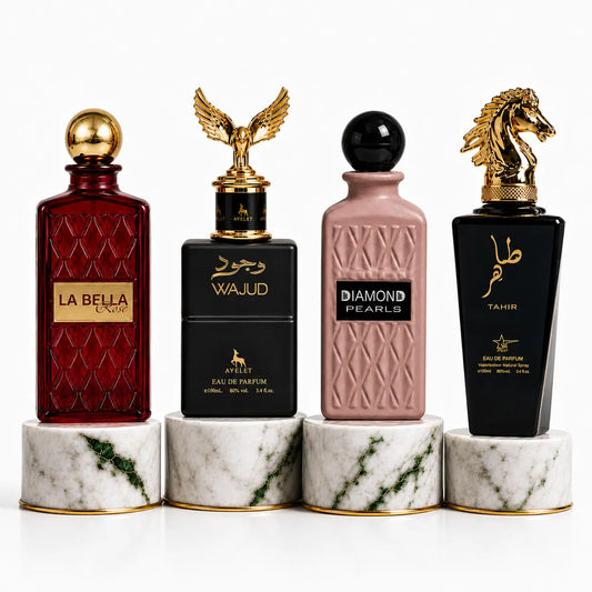 SET 4 - La Bella Rose + Wajud + Diamond Pearls + Tahir