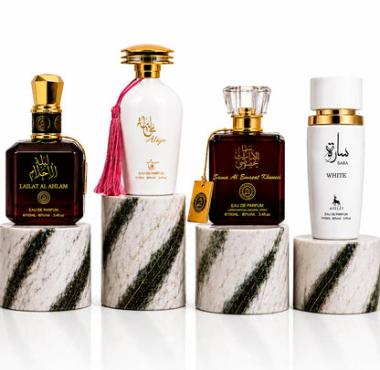 SET 4 - Lailat Al Ahlam + Aliya + Sama Al Emarat + Sara White
