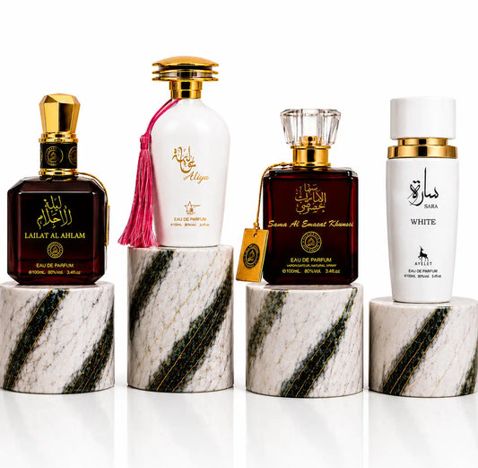 SET 4 - Lailat Al Ahlam + Aliya + Sama Al Emarat + Sara White