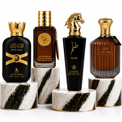 SET 4 - King Lion + Dirham Oud + Tahir Gold + The King