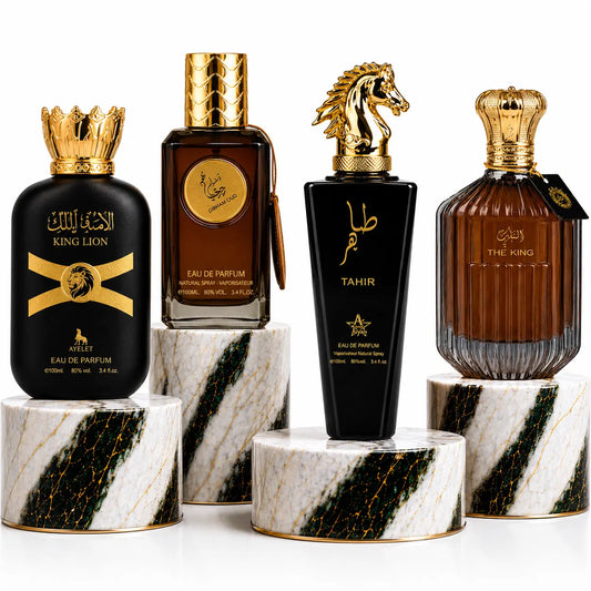 SET 4 - King Lion + Dirham Oud + Tahir Gold + The King